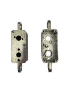 Quality Inspection Zinc aluminum alloy die casting electric putter base for refrigerator spare parts.