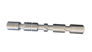 CNC Machining Precision CNC turned and ground steel hydraulic spool valve for automotive transmission control.