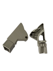 Quality Inspection Structural metal corner bracket for home appliance support frames.