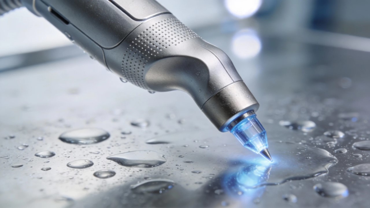 cnc machined aluminum ipl handpiece with cooling channels